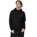 4F Men's Black H4Z22 BLM022 20S Sweatshirt with Hood, Zipper Pocket, Soft Cotton Blend - Nexellus