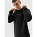 4F Men's Black Hooded Sweatshirt 4FAW23TSWSM0773 - 20S - Comfortable Cotton, Classic Cut, Modern Design - Nexellus