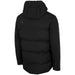 4F Men's Black Jacket H4Z22 KUMP007 20S with Adjustable Hood, Thermal Comfort, Water - Repellent Finish - Nexellus