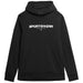 4F Men's Black M266 Hoodie Sweatshirt, Double Layer Hood, 2 Side Pockets, Soft - Touch Material - Nexellus