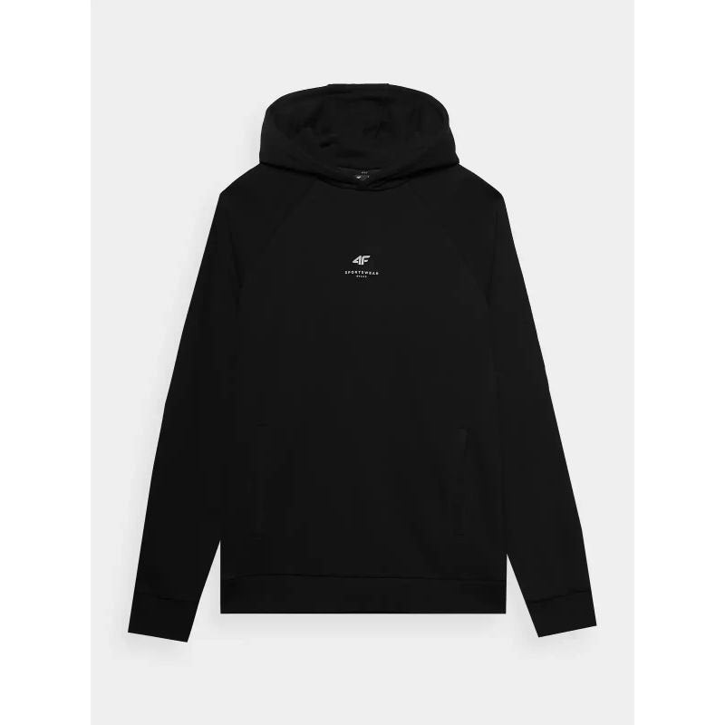 4F Men's Black Sweatshirt 4FWSS24TSWSM1010 - 20S - Comfortable, Stylish, Versatile for Active Lifestyles - Nexellus