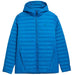 4F Men's Blue Down Jacket 4FSS23TDJAM085 33S with Water - Repellent Finish and Warm Technology - Nexellus