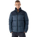 4F Men's Blue Jacket H4Z21 - KUMP009 - Water - Repellent, Thermal Comfort, Adjustable Hem, Synthetic Down Filling - Nexellus