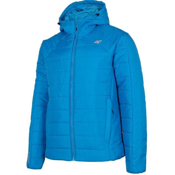 4F Men's Blue Ultralight Jacket H4Z22KUMP00633S with PrimaLoft® Insulation and Packable Design - Nexellus