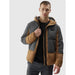 4F Men's Brown Jacket With Insulating Filling for Thermal Comfort and Versatile Urban Style - Nexellus