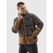 4F Men's Brown Jacket With Insulating Filling for Thermal Comfort and Versatile Urban Style - Nexellus