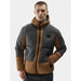 4F Men's Brown Jacket With Insulating Filling for Thermal Comfort and Versatile Urban Style - Nexellus