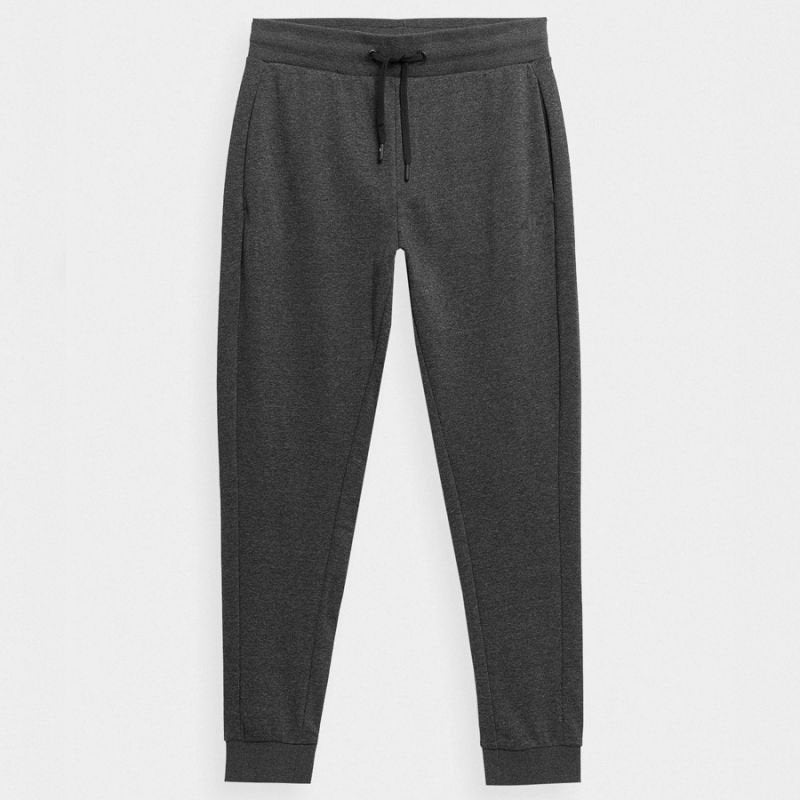 4F Men's Dark Grey Joggers 4FSS23TTROM223 with Elastic Cuffs and Side Pockets for Comfort - Nexellus