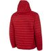 4F Men's Dark Red Jacket H4L22 KUMP003 61S, Quilted, Weather - Resistant, Elastic Cuffs, 2 Zipped Pockets - Nexellus