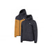 4F Men's Double - Sided Jacket M434 with Insulating Filling for Urban Style - Black/Brown - Nexellus