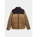 4F Men's Down Jacket 4FWAW23TDJAM348 in Brown - Loose Cut with Velcro Pocket for Everyday Use - Nexellus