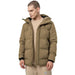 4F Men's Golden Jacket with Hood, Water - Repellent, Thermal Comfort, and Adjustable Cuffs - Nexellus