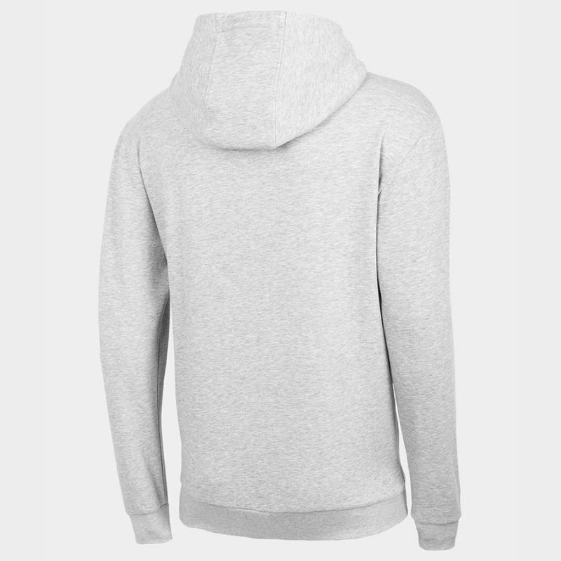 4F Men's Gray Hoodie Sweatshirt H4Z22 - BLM352 with Large Front Pocket and Comfortable Fit - Nexellus