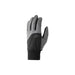 4F Men's Gray Melange Touch Screen Gloves with Reflective Elements and Elasticated Cuffs - Nexellus