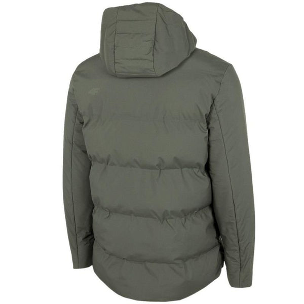 4F Men's Green Jacket H4Z22KUMP00744S with Thermal Comfort, Adjustable Hood & Water - Resistant Fabric - Nexellus