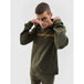 4F Men's Green Sweatshirt with Hood - Comfortable Cotton Hoodie for Lifestyle Fashion - Nexellus