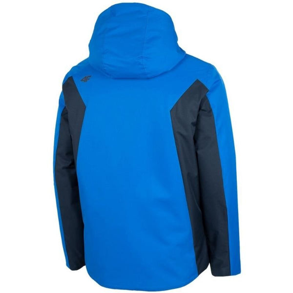 4F Men's H4Z22KUMN002 36S Blue Ski Jacket with Waterproof NeoDry 5000, Insulation & Snow Skirt - Nexellus