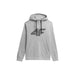 4F Men's Hoodie Sweatshirt 4FSS23TSWSM353 Cool Light Gray with Hood and Cuffs - Nexellus