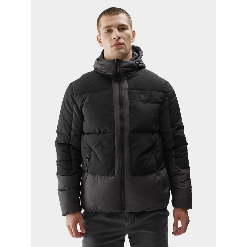 4F Men's Insulated Black Jacket 4FAW23TDJAM244 - 22S for Everyday Outdoor Comfort - Nexellus