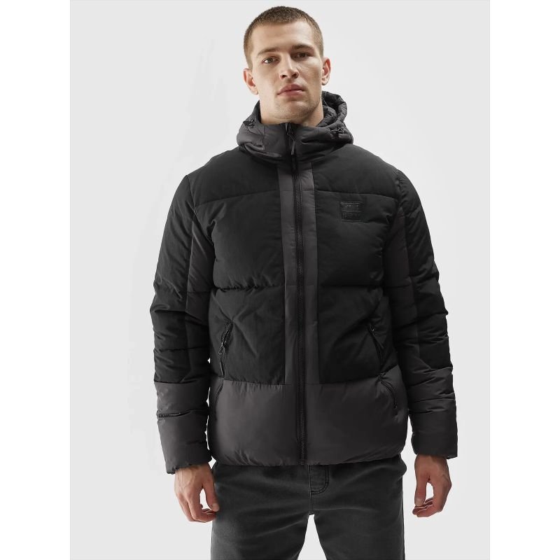 4F Men's Insulated Black Jacket 4FAW23TDJAM244 - 22S for Everyday Outdoor Comfort - Nexellus