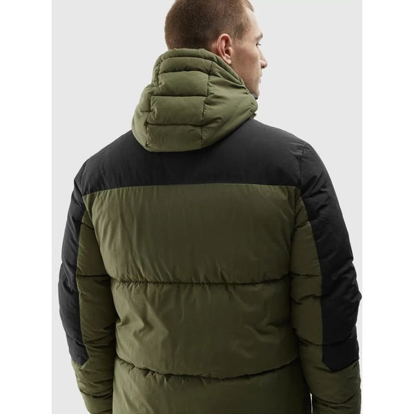 4F Men's Insulated Jacket 4FAW23TDJAM244 - 45S - Stylish, Comfortable, Urban Black/Green Outerwear - Nexellus