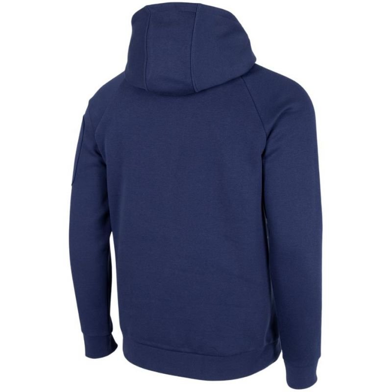 4F Men's Insulated Navy Blue Hoodie Sweatshirt H4Z22 BLM022 with Zippered Pocket - Nexellus