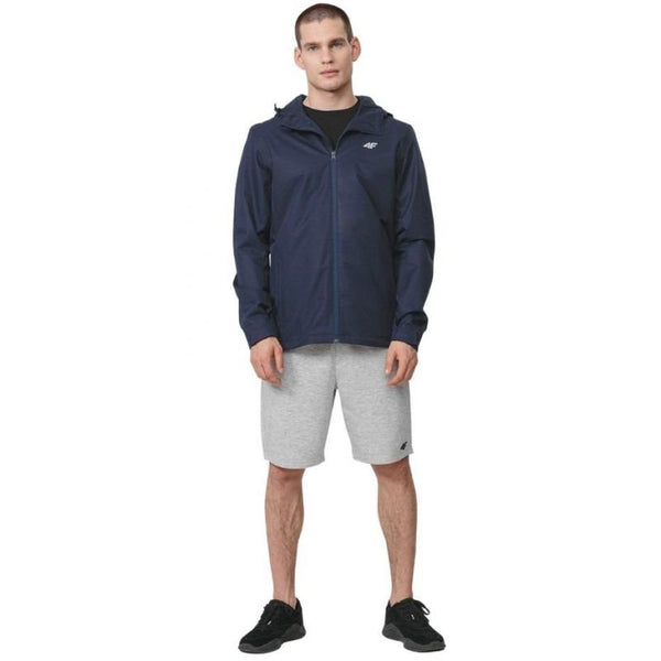 4F Men's Navy Blue Jacket H4Z22 KUM351 31S - Water - Repellent NeoDry Membrane, Insulated, Adjustable Hood - Nexellus