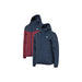 4F Men's Navy Blue Jacket With Integrated Hood, Synthetic Down Insulation, and Reflective Logo - Nexellus