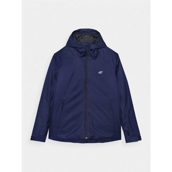 4F Men's Navy Blue Winter Jacket NeoDry 5000/3000 with Water Resistance and Velcro Cuffs - Nexellus