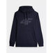 4F Men's Navy Hoodie Sweatshirt, Comfortable Cotton Fabric, Classic Cut for Everyday Style - Nexellus