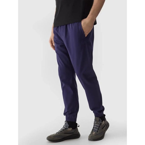 4F Men's Navy Jogger Pants 4FWSS24TTROM646 - 31S Comfortable Cotton Blend for Casual Wear - Nexellus