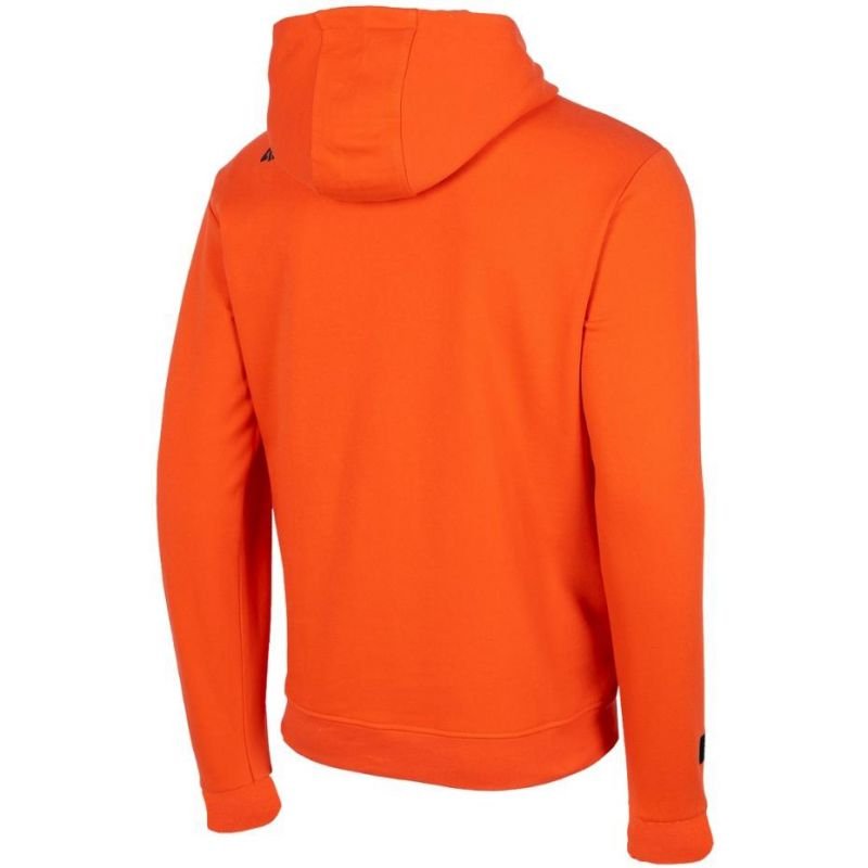 4F Men's Orange Neon Hoodie Sweatshirt H4Z22 BLM025 70N with Soft Touch Knit & Insulated Design - Nexellus