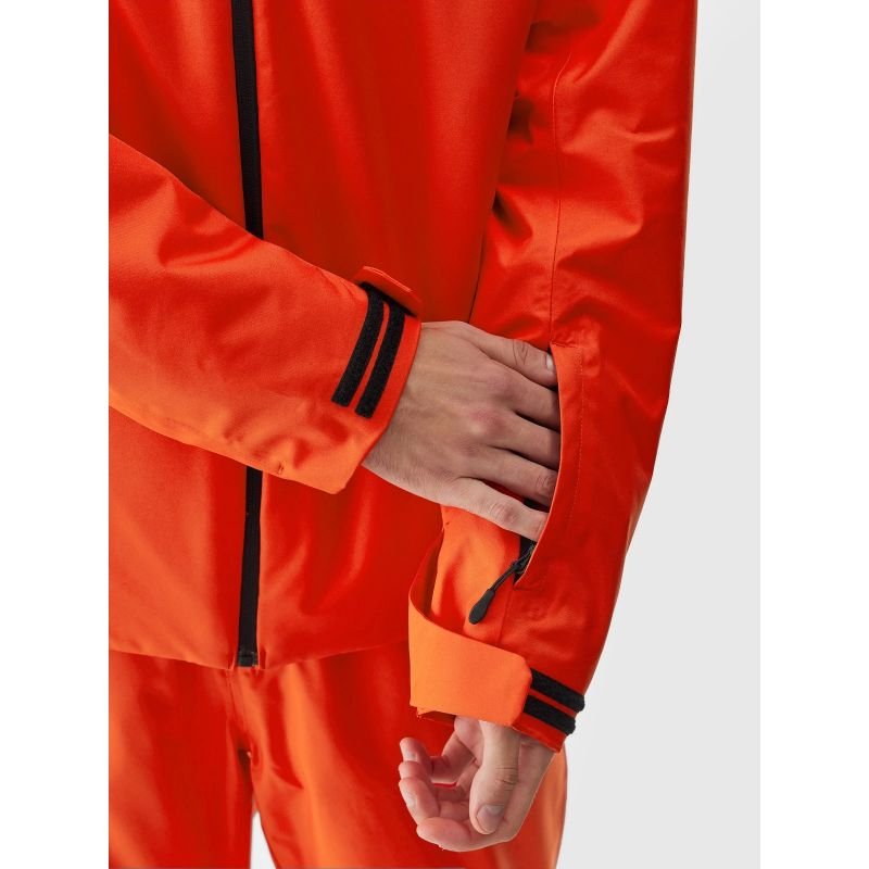 4F Men's Orange Winter Jacket 4FAW23TTJAM305 - 62S with Water Resistance 5000mm and Breathability 3000g/m2 - Nexellus