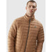 4F Men's Recycled Polyester Down Jacket M239, Lightweight, Water - Resistant, Beige/Brown - Nexellus