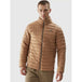 4F Men's Recycled Polyester Down Jacket M239, Lightweight, Water - Resistant, Beige/Brown - Nexellus