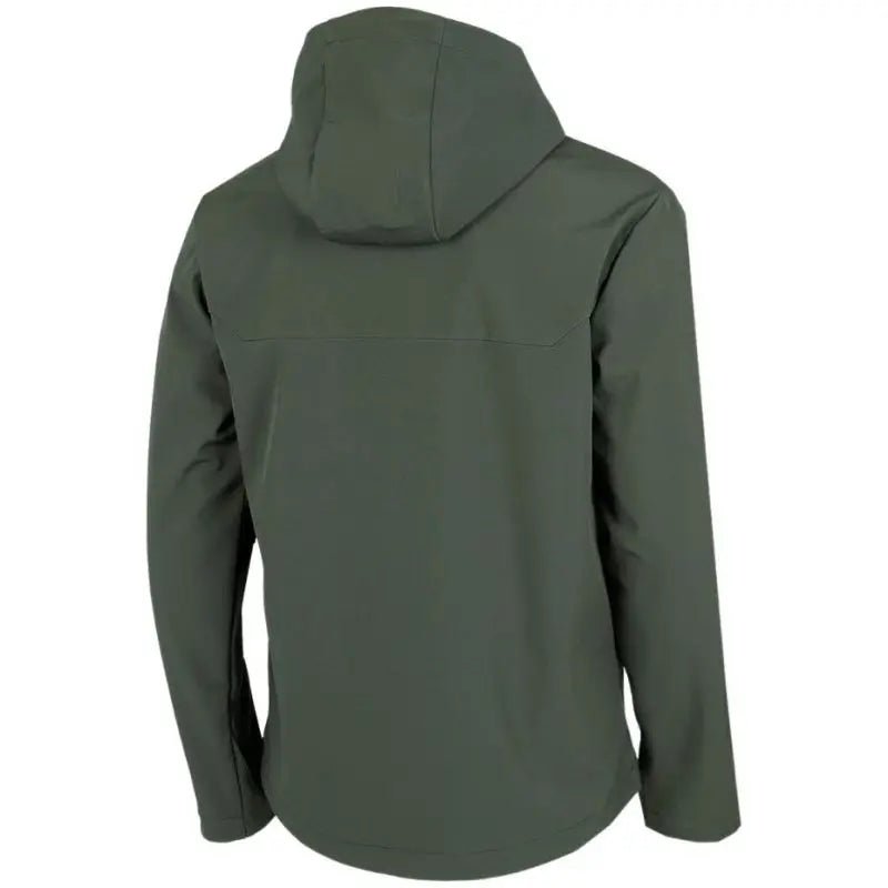 4F Men's Softshell Jacket H4Z22 SFM001 - NeoDry 5000, Windproof, Breathable, Green, Regular Fit - Nexellus