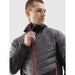 4F Men's Softshell Jacket with Integrated Hood, Water Resistant 8000mm, Breathable 5000g/m2 in Black - Nexellus