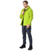 4F Men's Ultralight Jacket with Hood, Water - Repellent, PrimaLoft Insulation, Green H4Z22KUMP006 45S - Nexellus