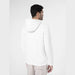 4F Men's White Hoodie Sweatshirt with Front Pocket, Cotton - Polyester Blend, M 4FSS23TSWSM230 10S - Nexellus