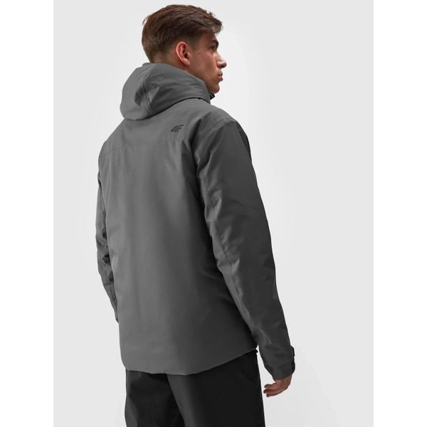 4F Men's Winter Jacket 4FAW23TTJAM305 - 22S, Water Resistant 5000 mm, Breathable, Stylish Gray/Silver - Nexellus