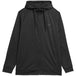 4F Men's Zipped Hoodie Sweatshirt M209 with Adjustable Hood & Moisture - Wicking 4FDry Technology in Black - Nexellus