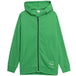 4F Men's Zippered Hoodie Sweatshirt, Green, Comfortable Cotton Blend, Standard Fit 4FSS23TSWSM23641S - Nexellus