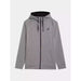 4F Men's Zippered Hoodie Sweatshirt - Versatile Gray Cotton Hoodie for Lifestyle Comfort - Nexellus