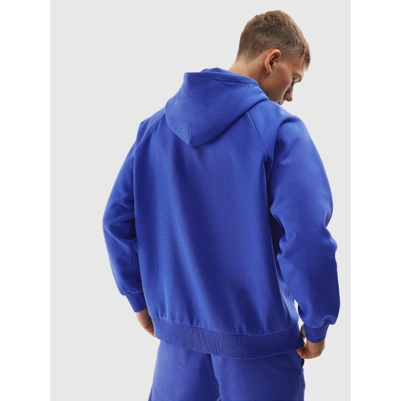 4F Unisex Hooded Sweatshirt 4FAW23TSWSU704 - 36S in Blue - Comfortable Cotton Casual Wear - Nexellus