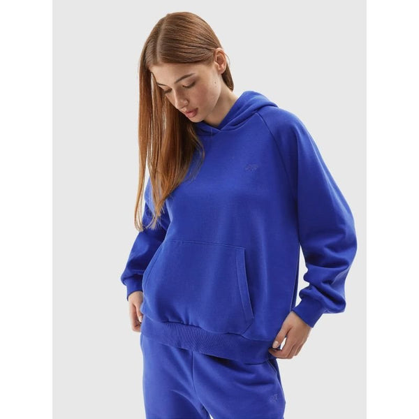 4F Unisex Hooded Sweatshirt 4FAW23TSWSU704 - 36S in Blue - Comfortable Cotton Casual Wear - Nexellus