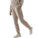 4F Women's Beige Regular Fit Pants with Elastic Legs and 2 Side Pockets, Soft Modal Blend - Nexellus