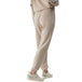 4F Women's Beige Regular Fit Pants with Elastic Legs and 2 Side Pockets, Soft Modal Blend - Nexellus