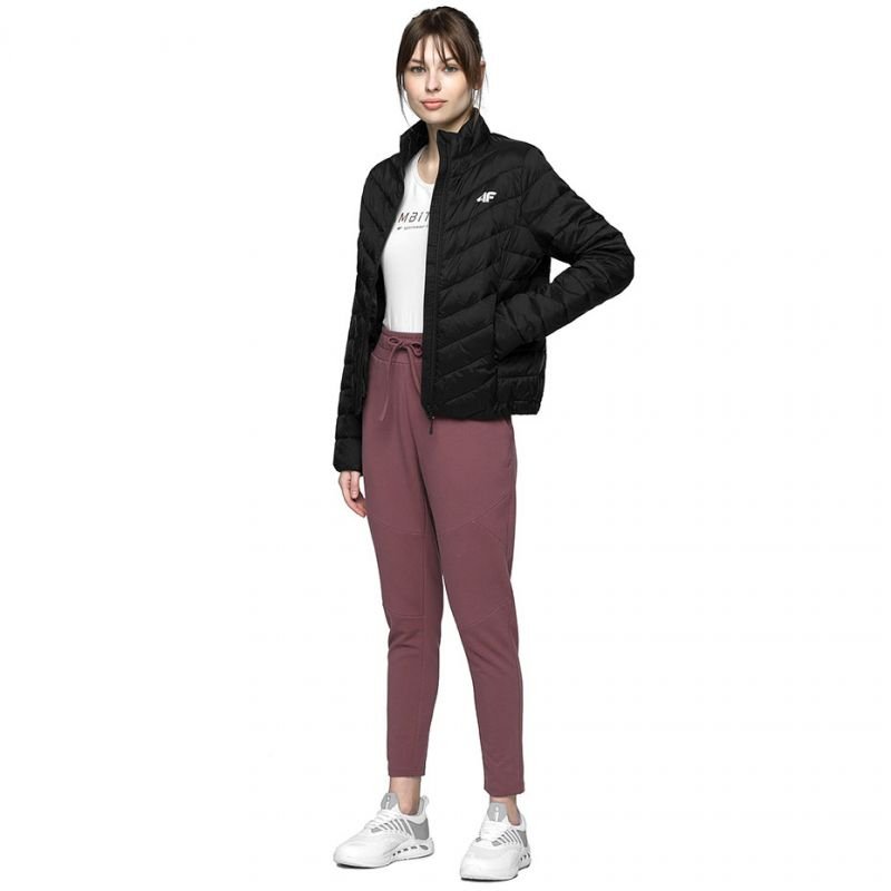 4F Women's Black Down Jacket H4L21 - KUDP003 20S - Lightweight, Water - Repellent, Quilted Design - Nexellus