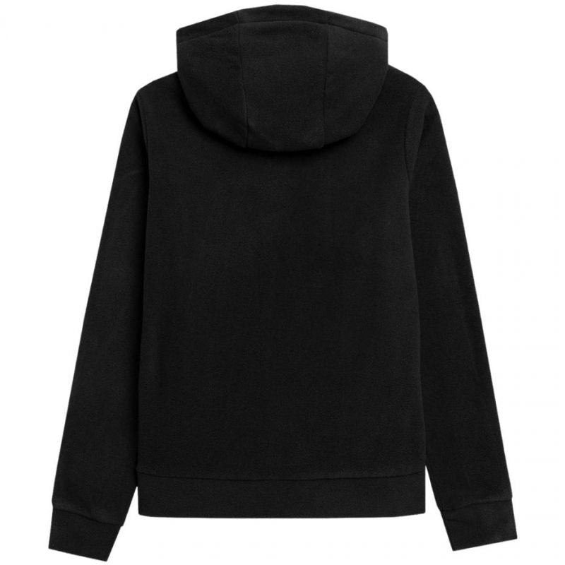 4F Women's Black Fleece Sweatshirt H4L22 PLD352 20S with 4FWarm Technology and Hooded Design - Nexellus