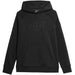 4F Women's Black Hoodie Sweatshirt F0765 With Kangaroo Pocket & Embroidered Logo - Nexellus